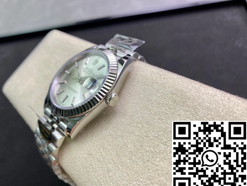 M126334-0004 Clean Datejust Silver Rolex Factory Dial 0305